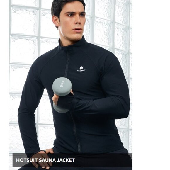 HOTSUIT Long Sleeve Sauna Shirt Workout Shapewear-Sweat Jacket Top Compression - Picture 7 of 8